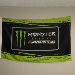 Monster Energy banner Nascar Cup Series 60 Inch by 35 1/2 Inch